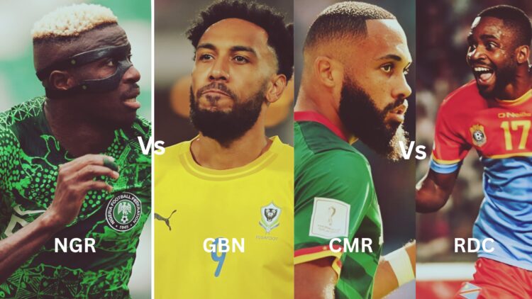 Qualification coupe du monde 2026 : tout ce qu’il faut savoir des chocs Nigéria vs Gabon et Cameroun vs RDC